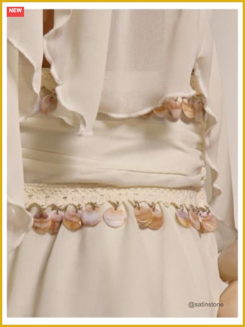 Y2K Chiffon Ruffle Mini Skirt Asymmetrical Ruched Low Rise - Picture 3 of 4